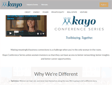Tablet Screenshot of kayoconferenceseries.com